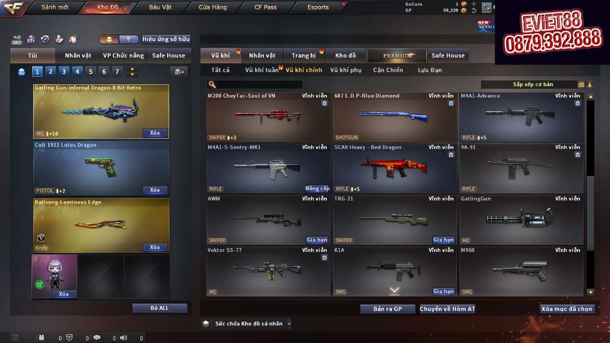 shop acc cf uy tin gia re